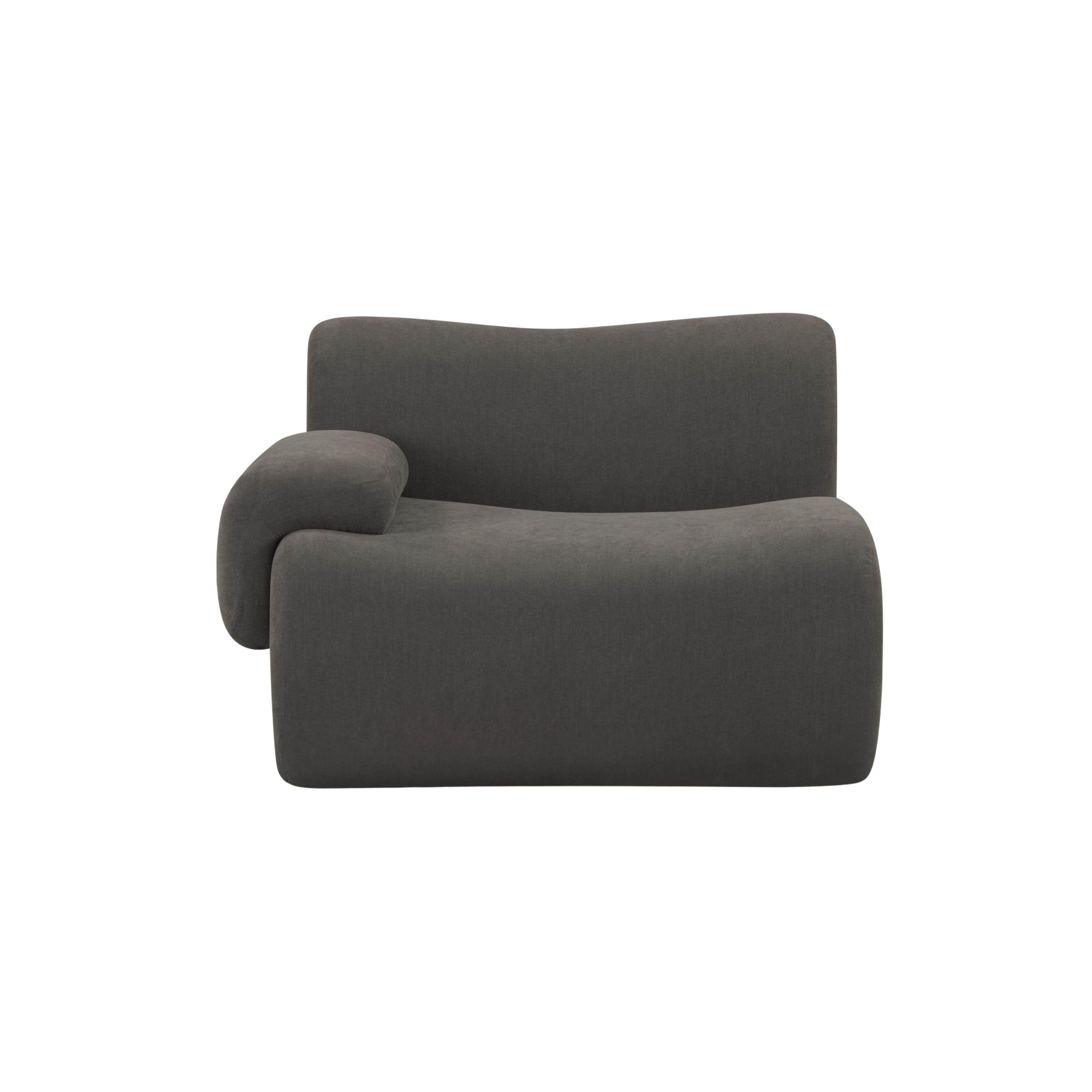 Zenith Contract-Grade Upcycled Fabric Corner Chair