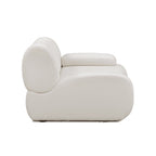 Chaise d'angle en tissu recyclé de qualité contractuelle