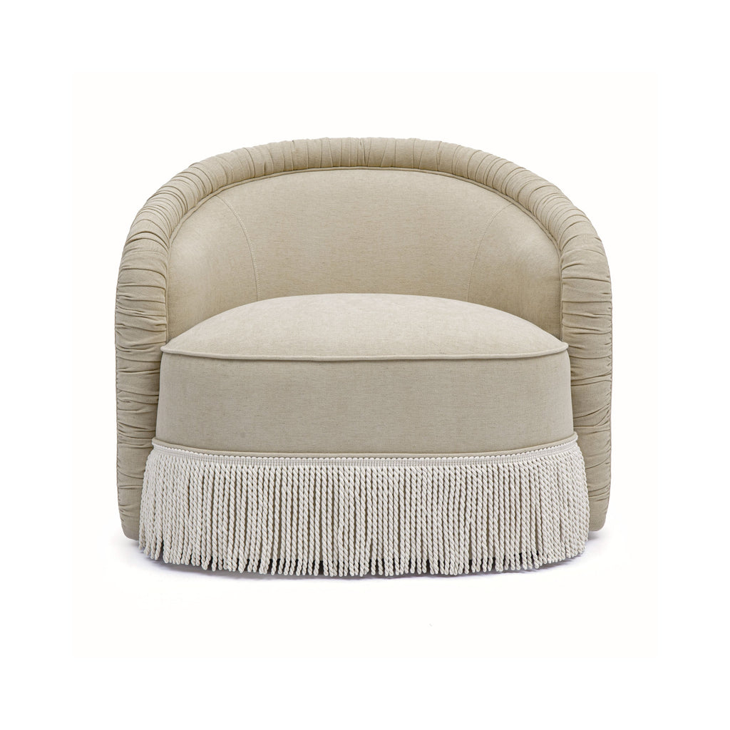 Pamela Tasseled Lounge Accent Chair