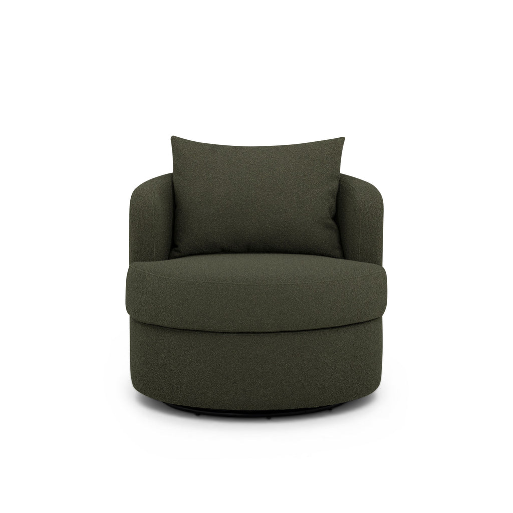 Silvi Performance Boucle Swivel Accent Chair