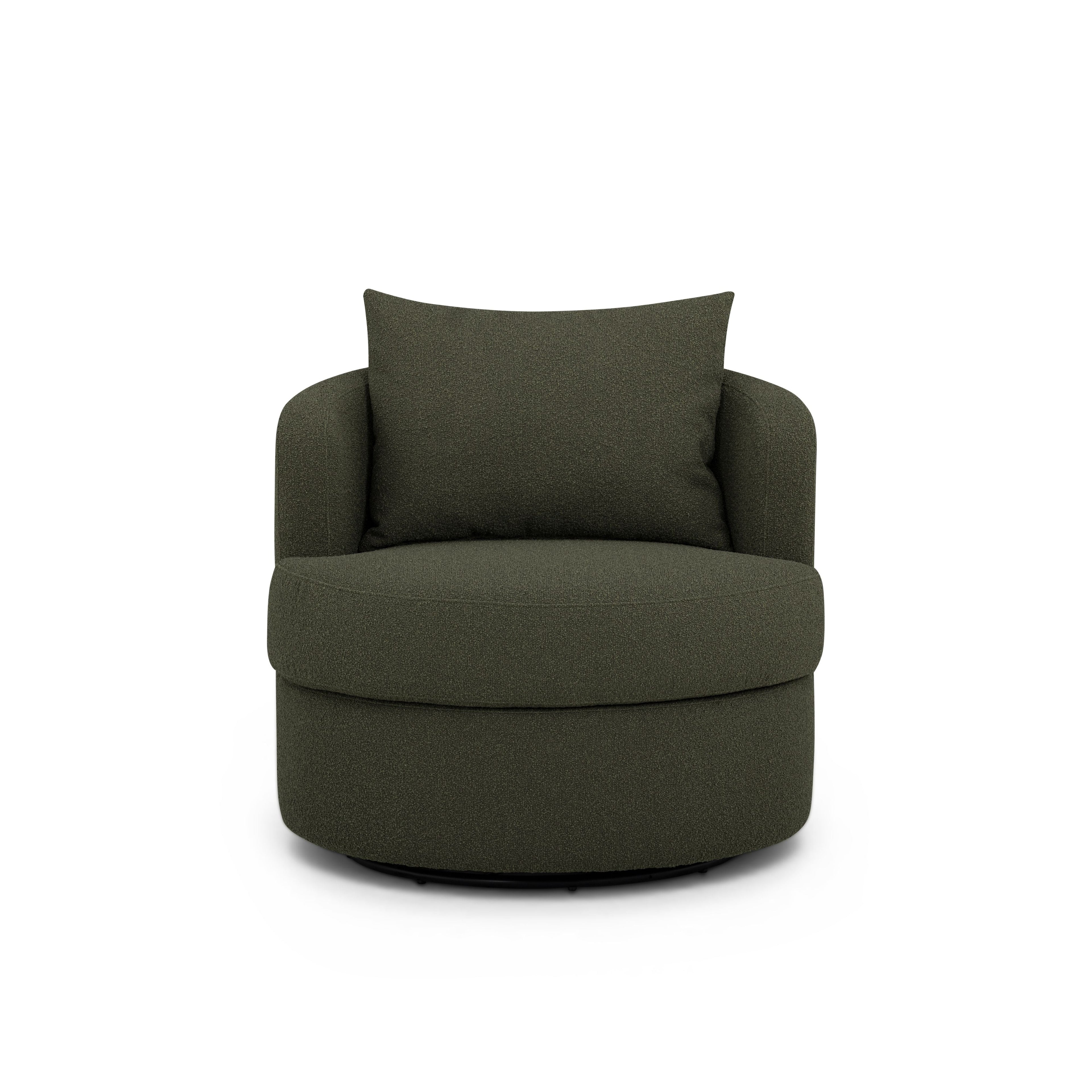 Silvi Performance Boucle Swivel Accent Chair