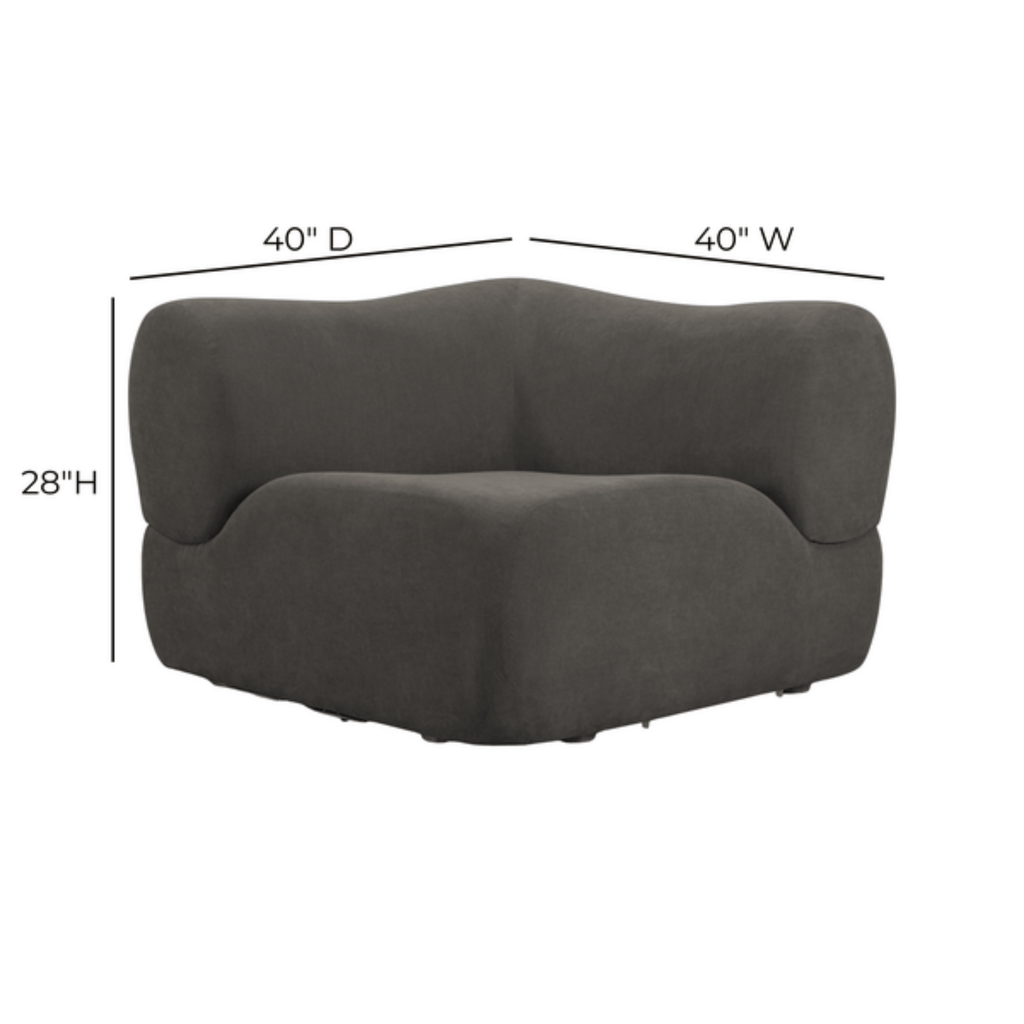 Zenith Contract-Grade Upcycled Fabric Corner Wedge