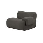 Chaise d'angle en tissu recyclé de qualité contractuelle