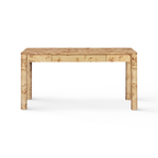 Bureau de travail à 3 tiroirs Burl, 60 po, naturel