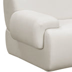Chaise d'angle en tissu recyclé de qualité contractuelle