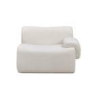 Chaise d'angle en tissu recyclé de qualité contractuelle
