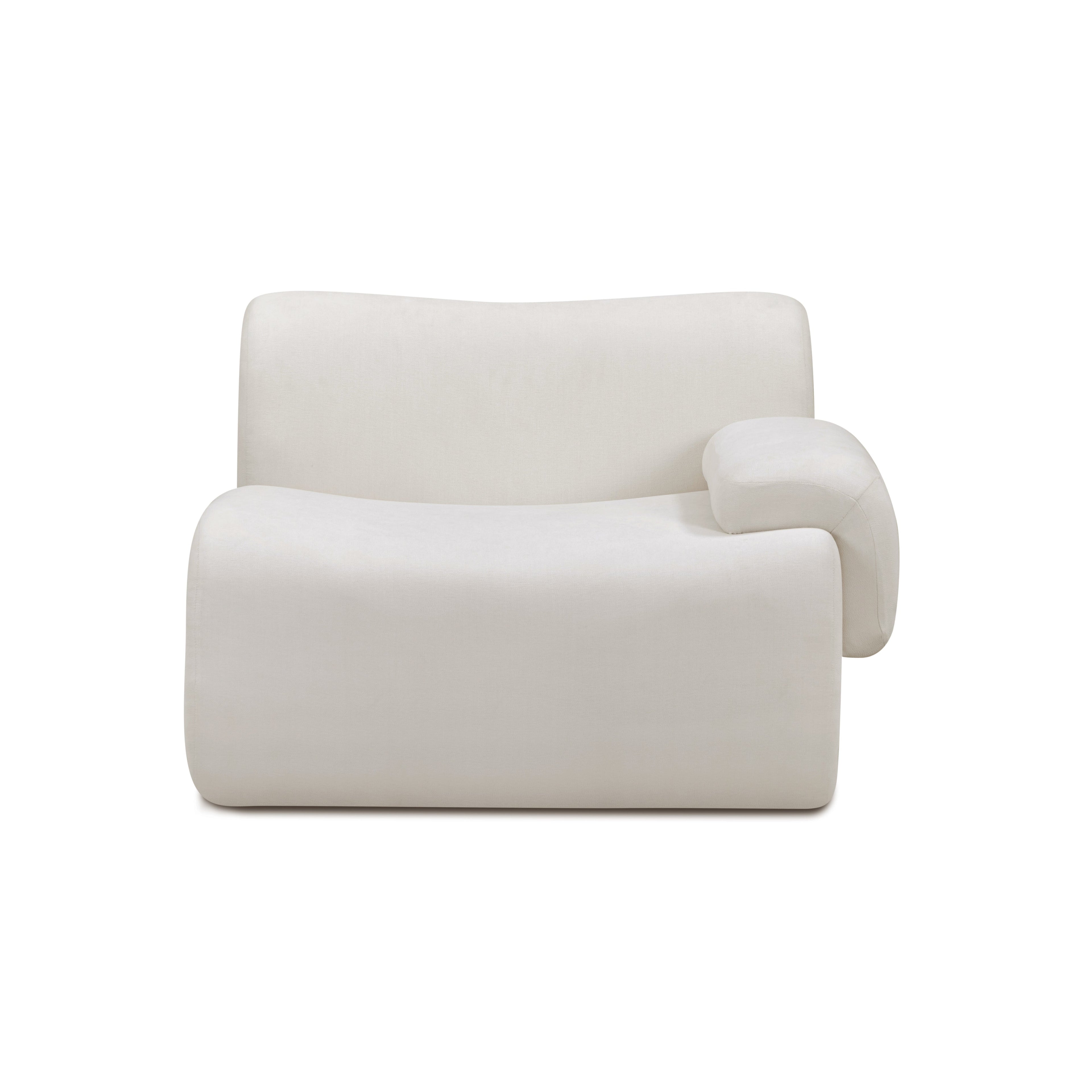 Zenith Contract-Grade Upcycled Fabric Corner Chair