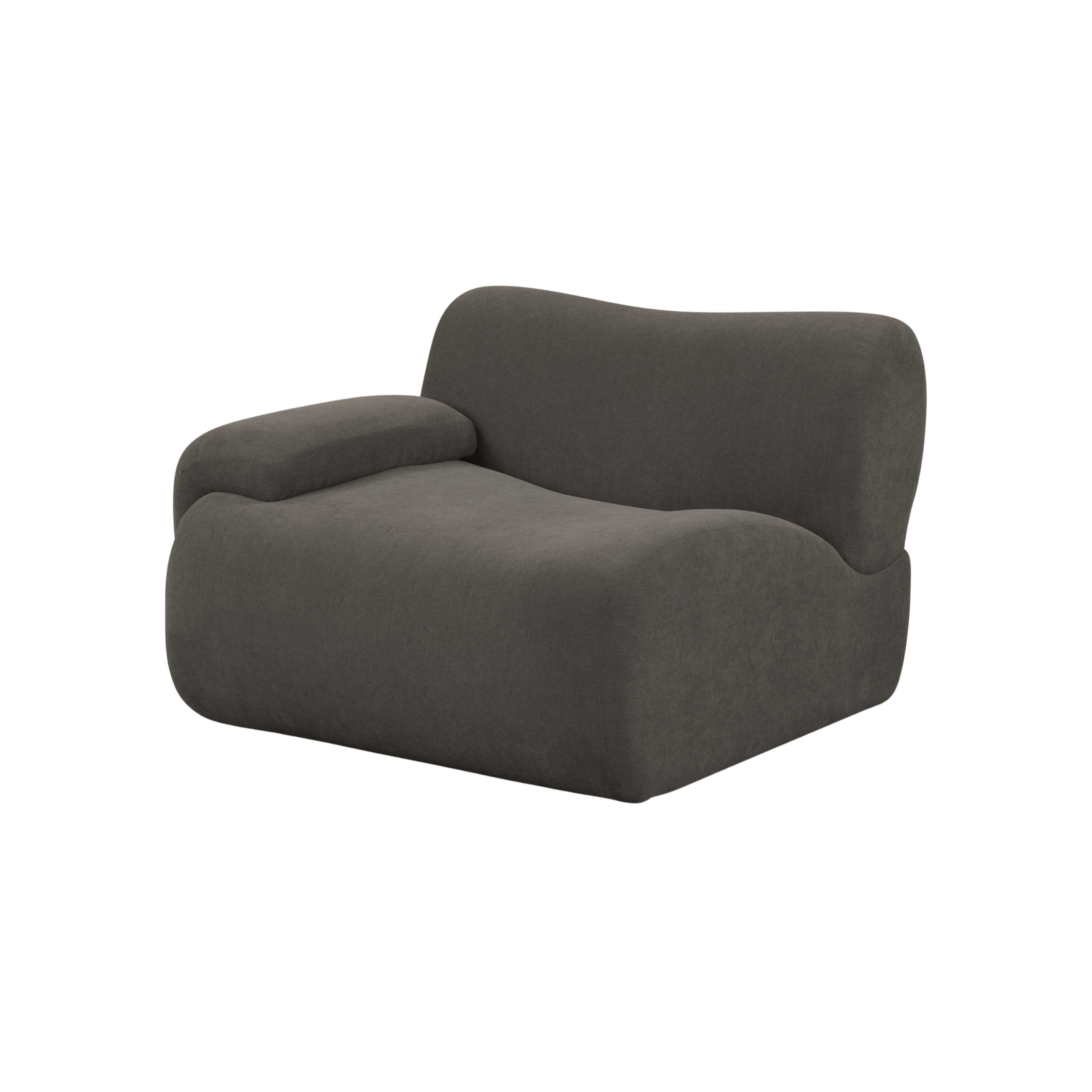 Zenith Contract-Grade Upcycled Fabric Corner Chair