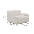Chaise d'angle en tissu recyclé de qualité contractuelle