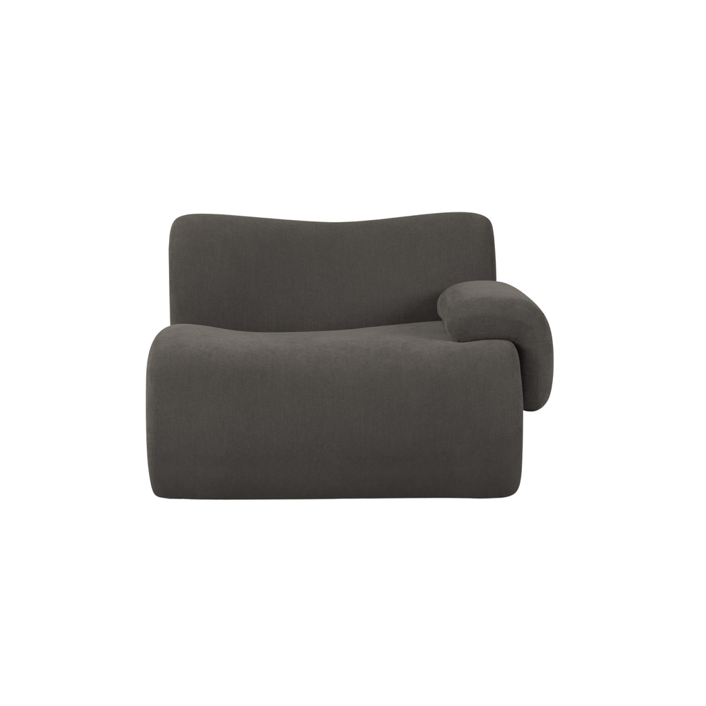 Zenith Contract-Grade Upcycled Fabric Corner Chair