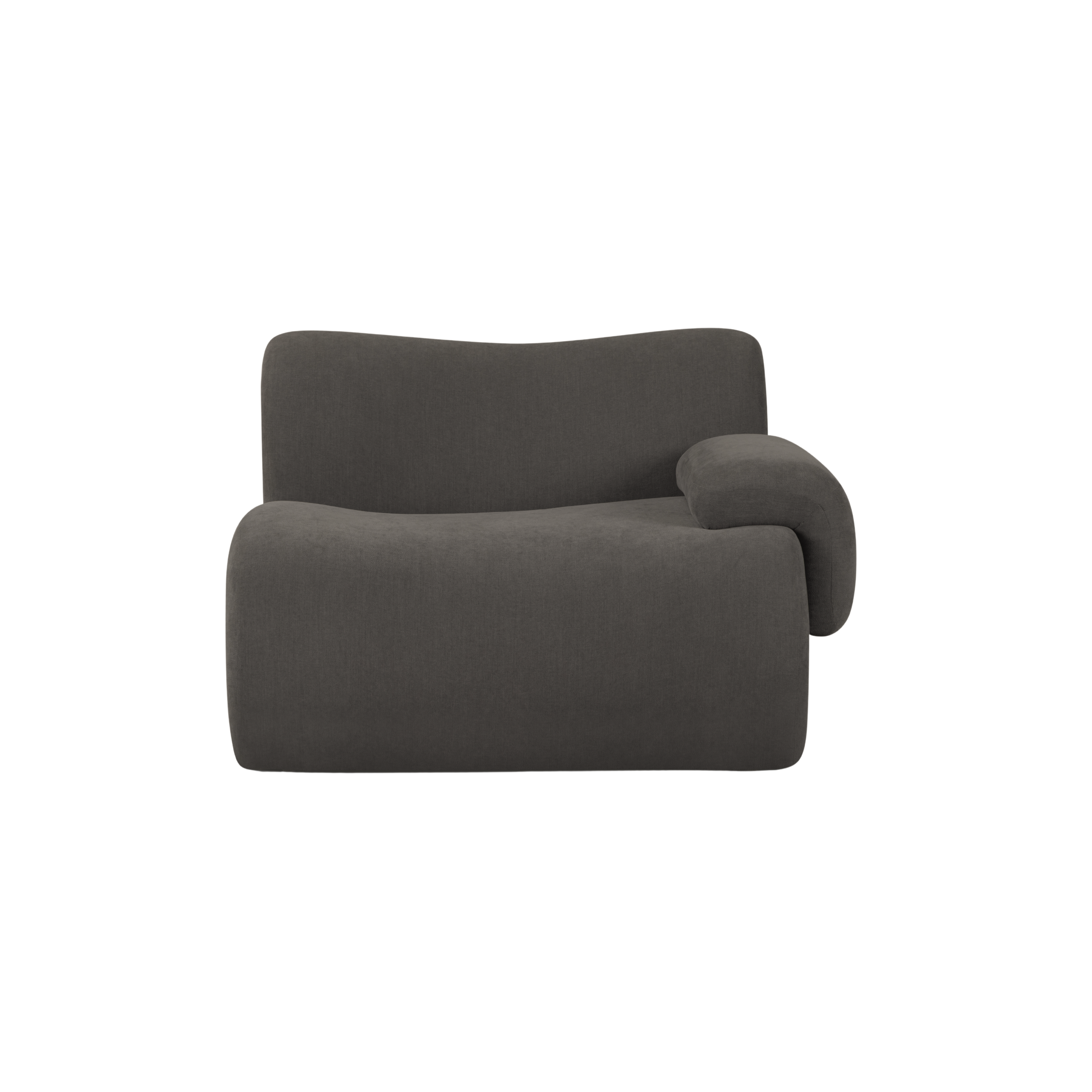 Zenith Contract-Grade Upcycled Fabric Corner Chair