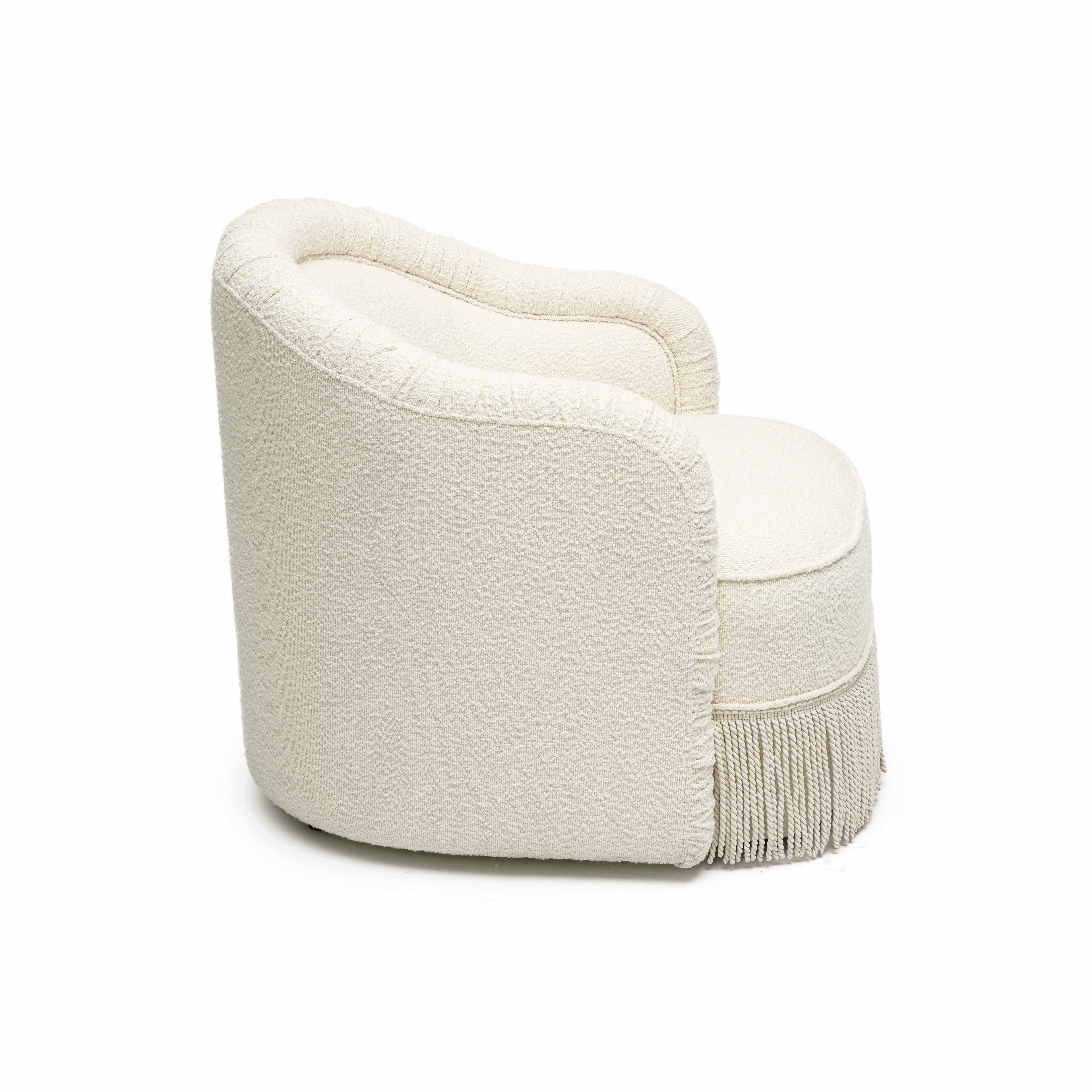Pamela Tasseled Lounge Accent Chair