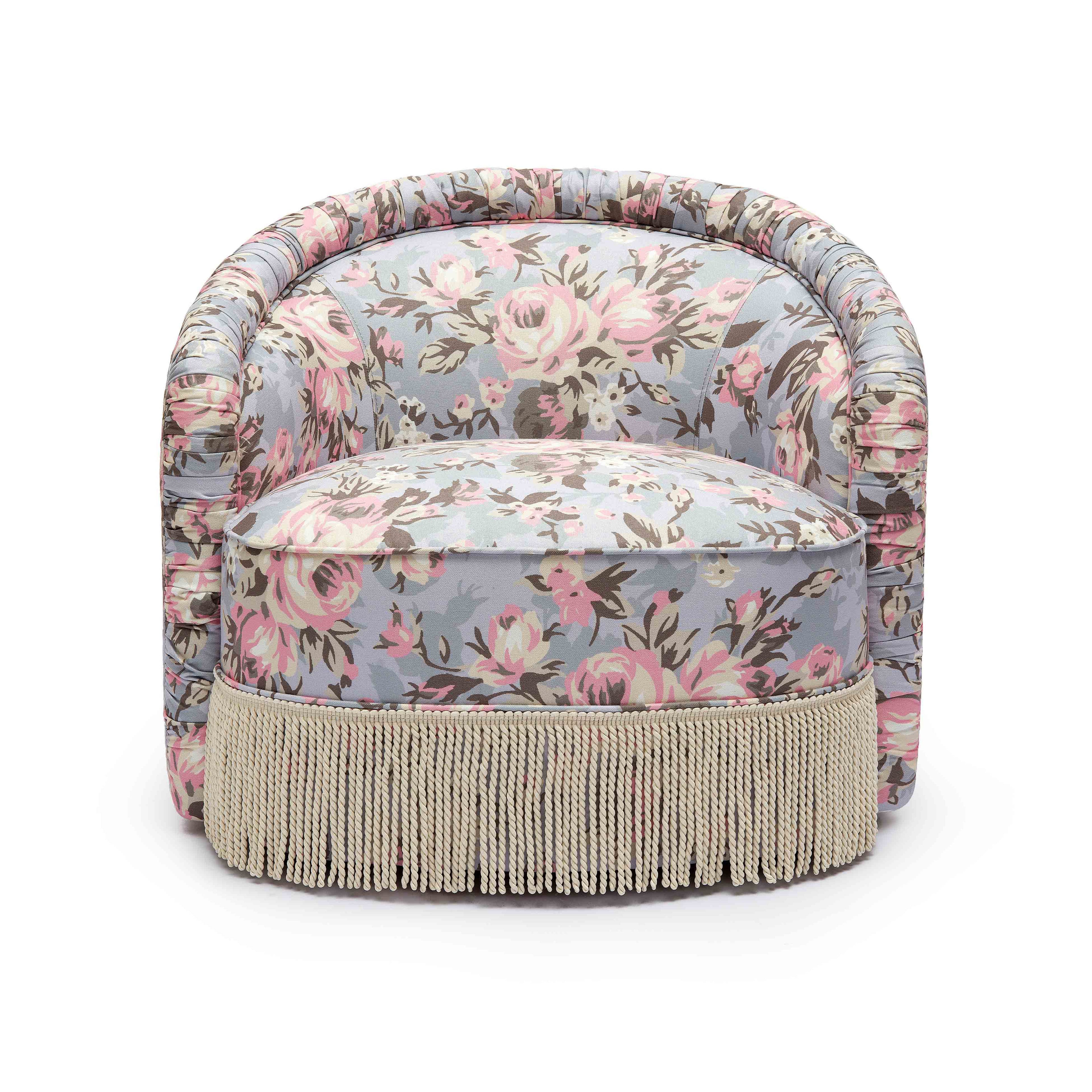 Pamela Tasseled Lounge Accent Chair