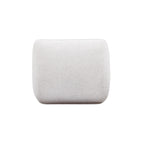 Chaise en chenille blanc pierre de qualité commerciale