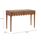 Bureau 2 tiroirs de 48 po