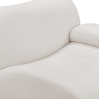 Chaise d'angle en tissu recyclé de qualité contractuelle