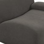 Chaise d'angle en tissu recyclé de qualité contractuelle