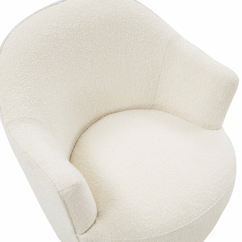 Skyla Performance Boucle Swivel Accent Chair
